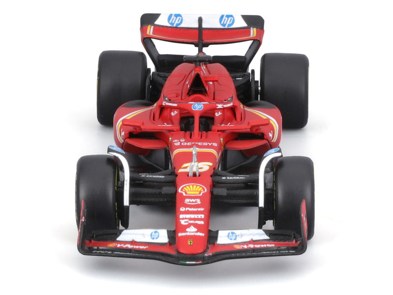 Model samochodu Ferrari, Charles Leclerc, SF-24, bburago, czerwony 🔥