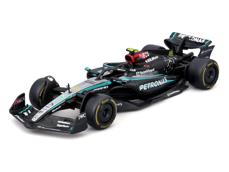 Model samochodu Mercedesa, BBurago, Lewis Hamilton, nr 44, 1:43, F1W15