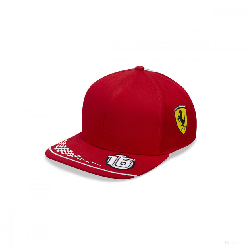 Kšiltovka Ferrari Flatbrim, Puma Charles Leclerc, pro dospělé, červená, 20/21 - FansBRANDS®