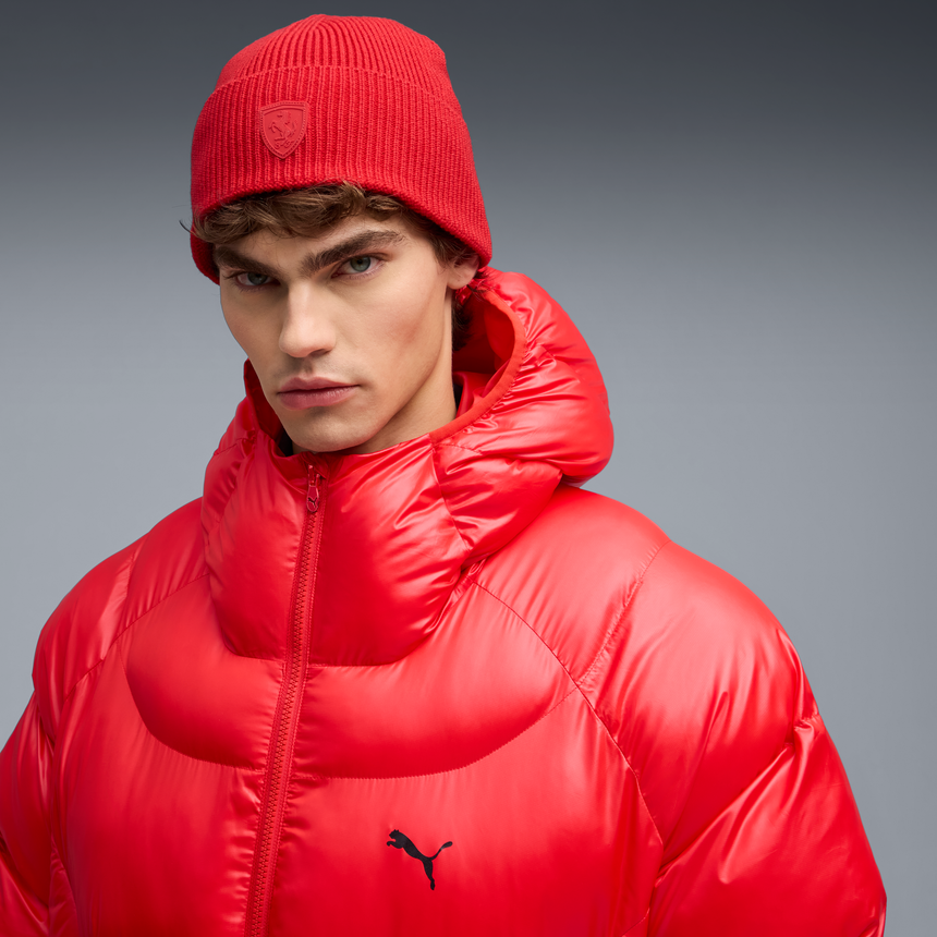 Czapka Ferrari Pro, Puma, średni daszek, czerwona