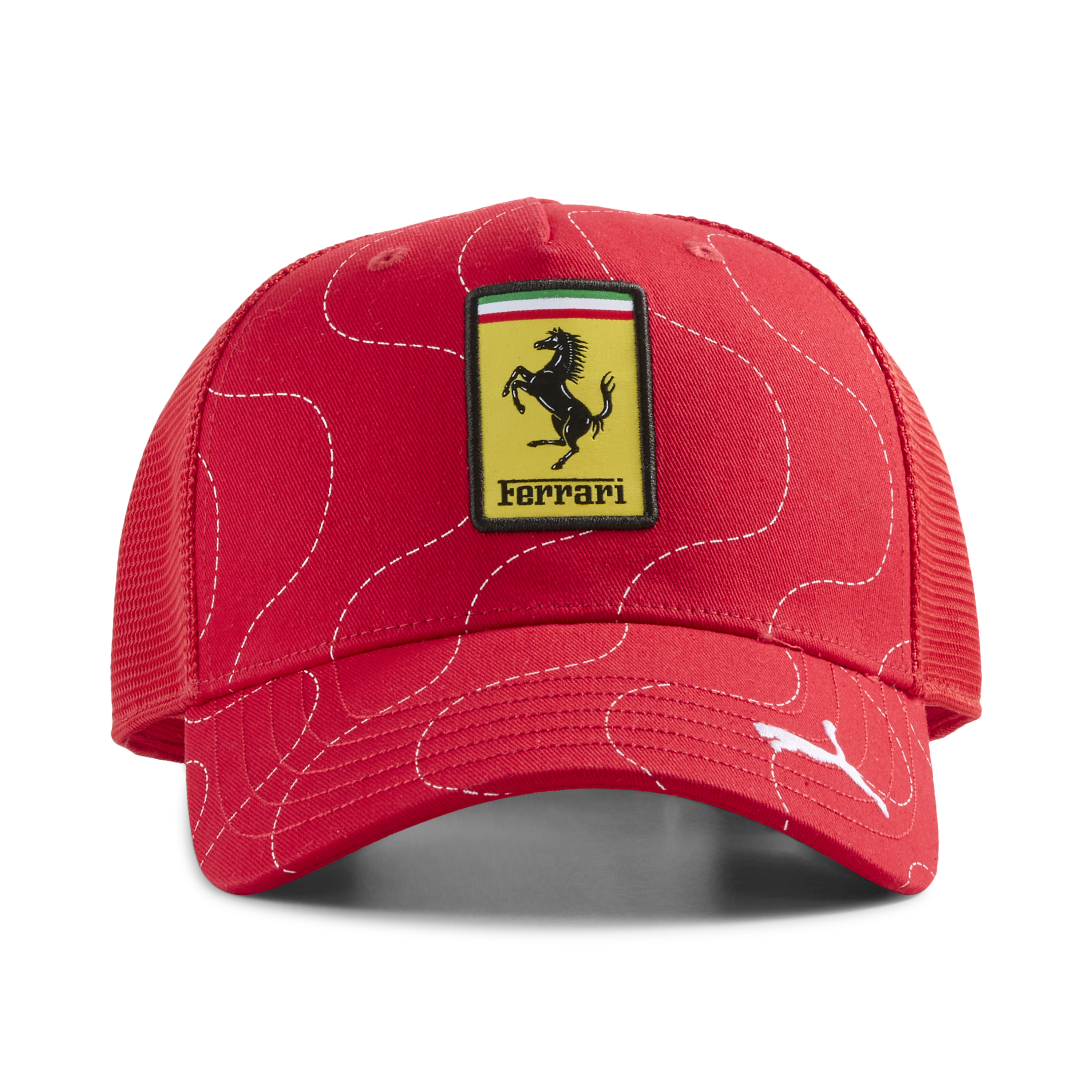 Czapka trucker Ferrari, edycja specjalna Monza, czerwona 🔥