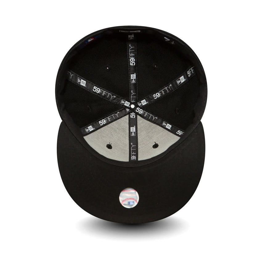 Czapka z daszkiem Atlanta Braves, New Era, 39THIRTY, podstawowa, czarna