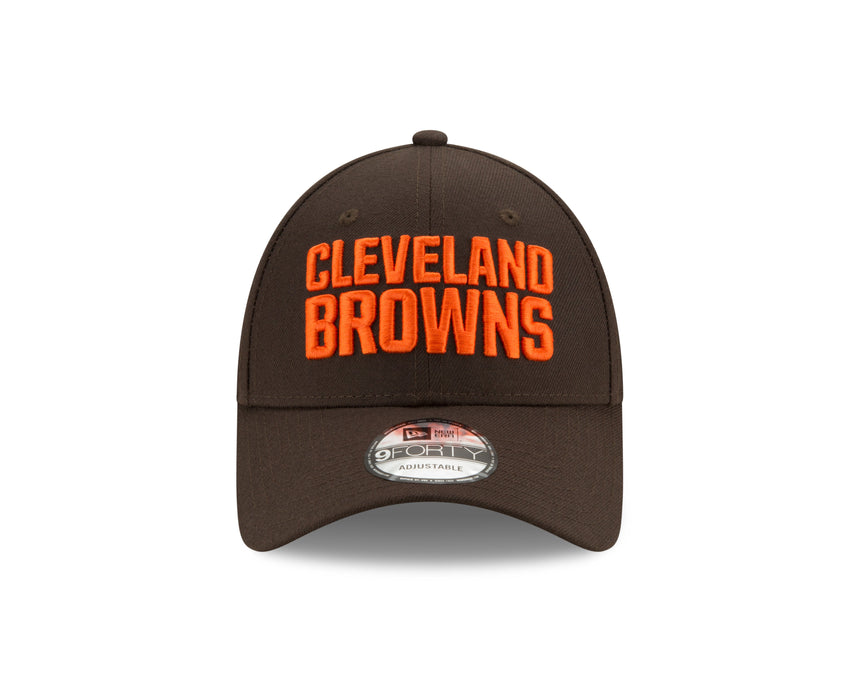 Czapka baseballowa Cleveland Browns, 9FORTY, New Era, brązowa