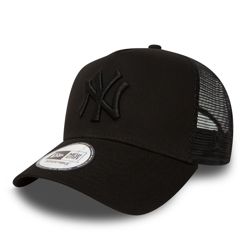 Czapka trucker New Era, New York Yankees, całkowicie czarna
