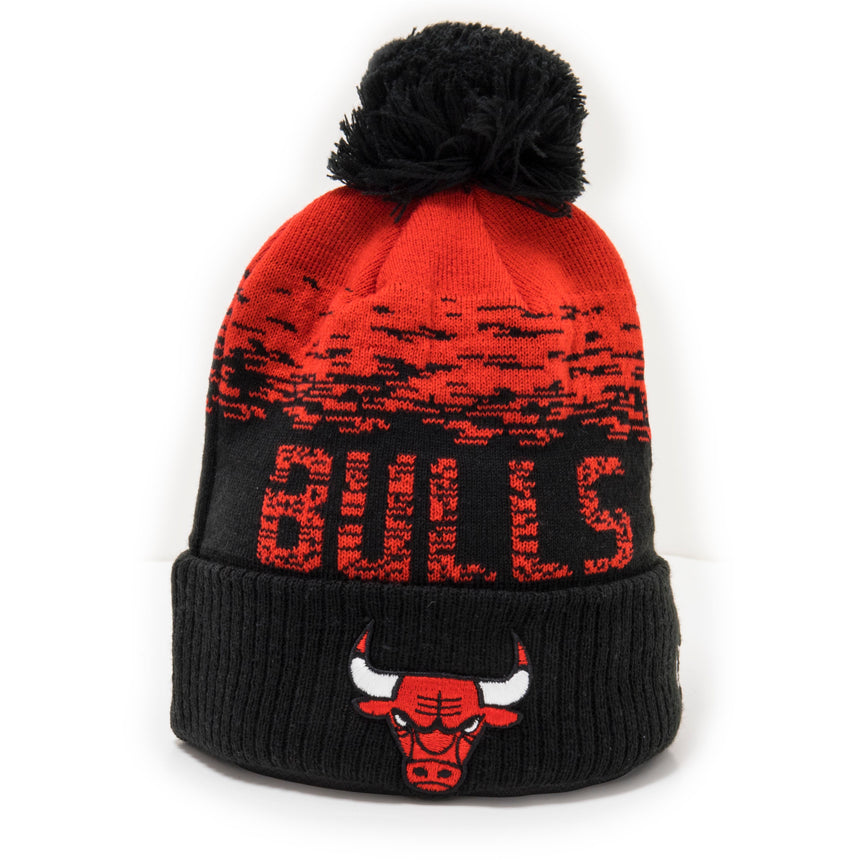 czapka beanie Chicago Bulls, dzianinowa z ściągaczem, NBA, New Era, wielobarwna