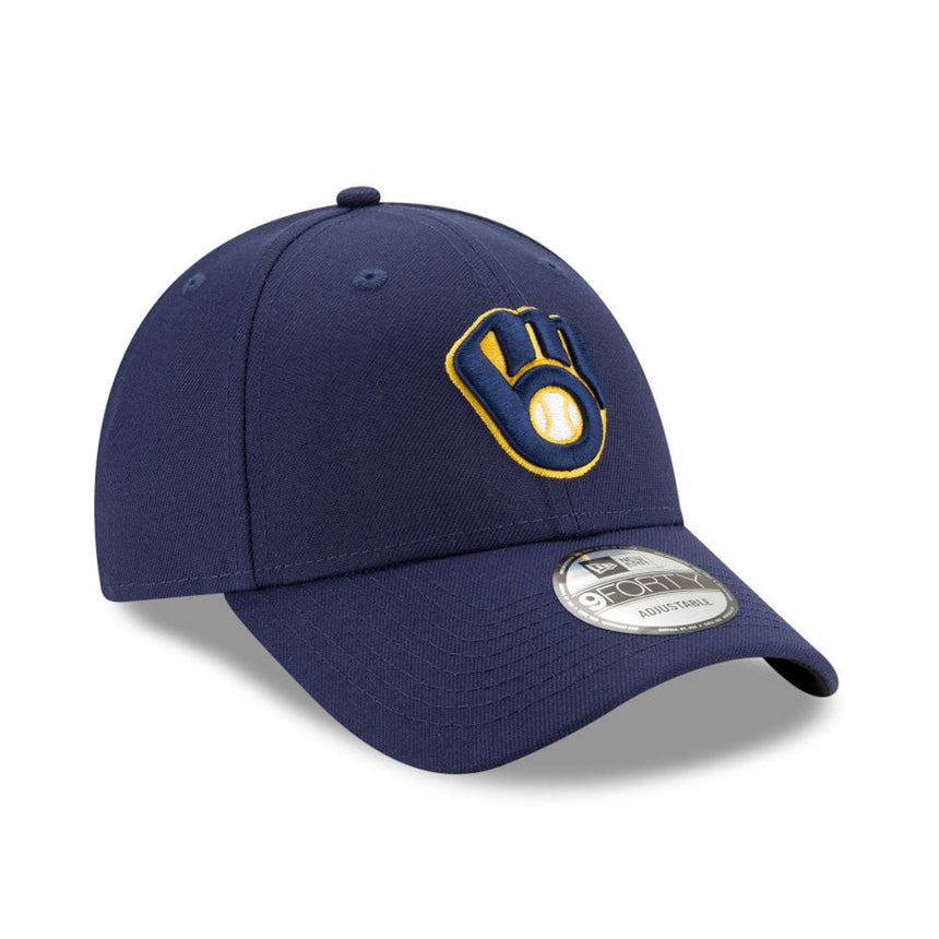 Czapka Milwaukee Brewers, New Era, 9FORTY, drużyna, niebieska