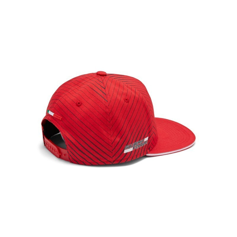 Kšiltovka Ferrari Flatbrim, Sebastian Vettel, dospělý, červená, 2018 - FansBRANDS®