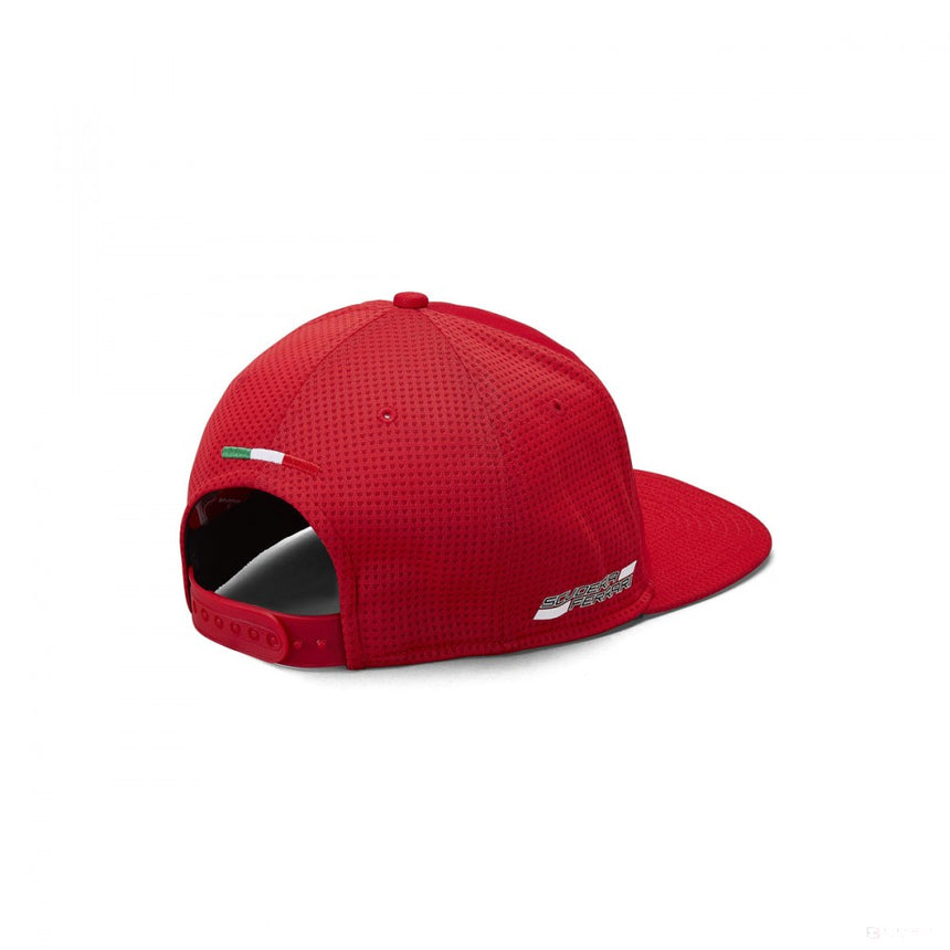 Kšiltovka Ferrari Flatbrim, Sebastian Vettel 5, dospělý, červená, 2019 - FansBRANDS®