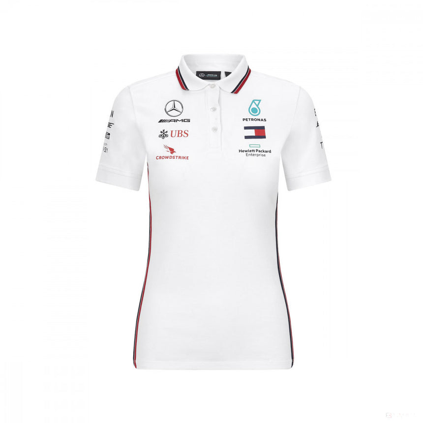 Mercedes Dámské Polo, Team, Černá, 2020 - FansBRANDS®