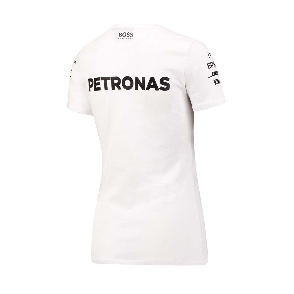 Dámské tričko Mercedes, tým, bílé, 2017 - FansBRANDS®
