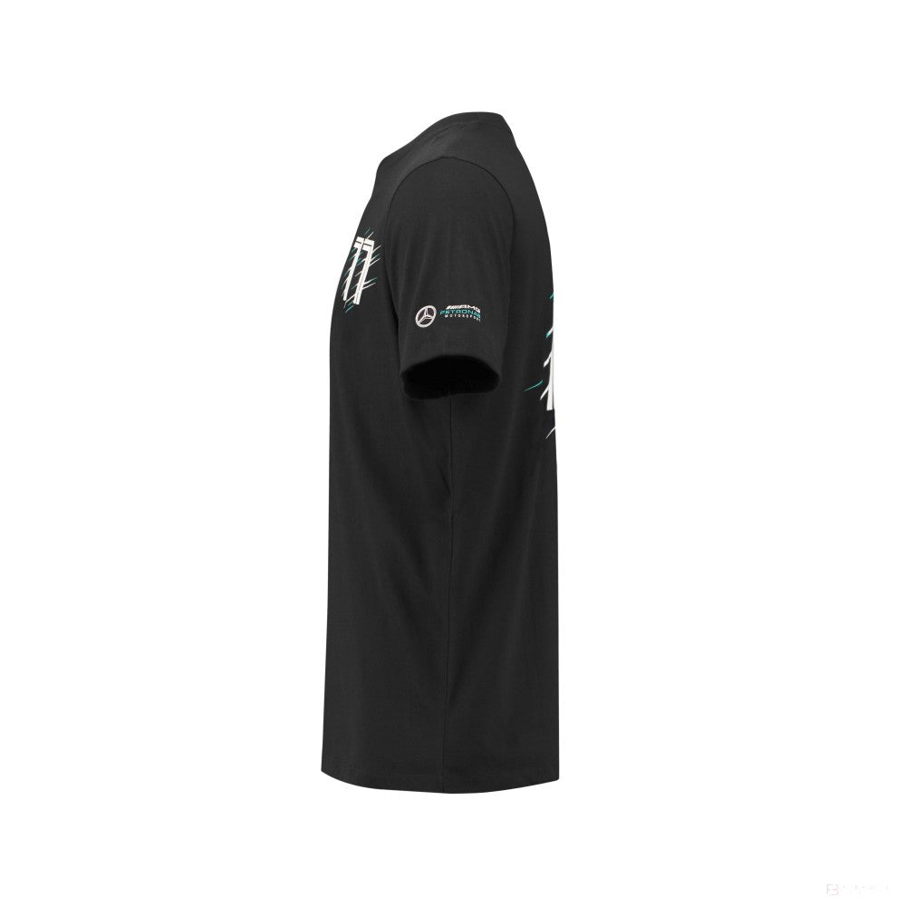 Dětské tričko Mercedes, Bottas, černé, 2018 - FansBRANDS®