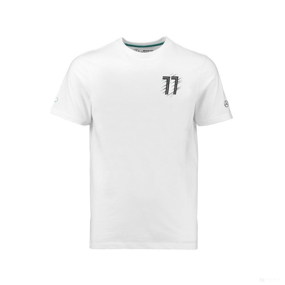 Mercedes dětské tričko, Bottas, bílé, 2018 - FansBRANDS®