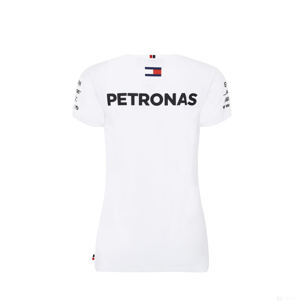 Dámské tričko Mercedes, tým, bílé, 2018 - FansBRANDS®