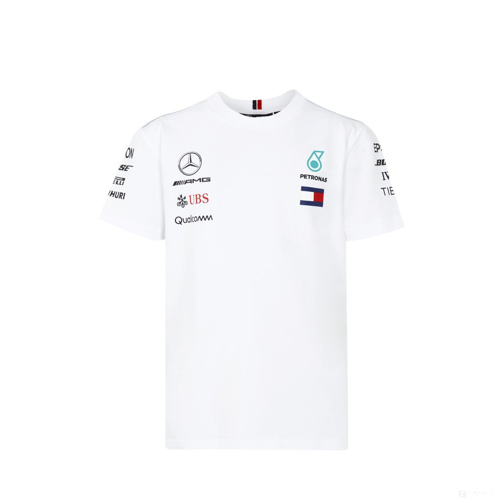 Dětské tričko Mercedes, Team, BÍLÉ, 2018 - FansBRANDS®