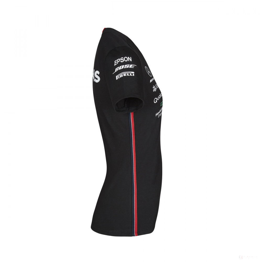 Dámské tričko Mercedes, Team, Black, 2019 - FansBRANDS®