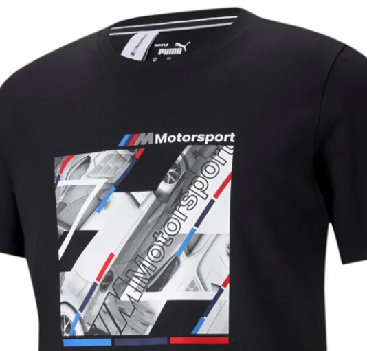 BMW T-Shirt, Puma BMW MMS Grafik, schwarz, 2021