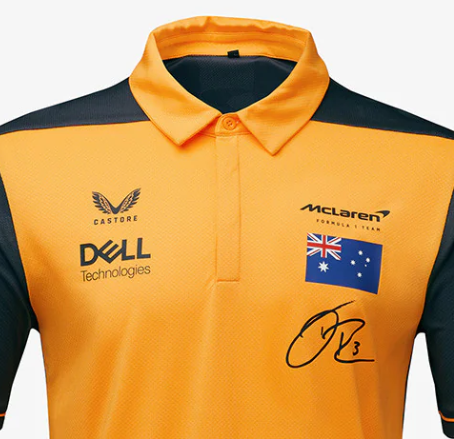 McLaren Polo, Daniel Ricciardo Team, Orange, 2022