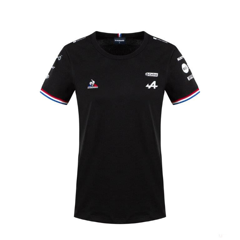 Dámské tričko Alpine, týmové, černé, 2021 - FansBRANDS®