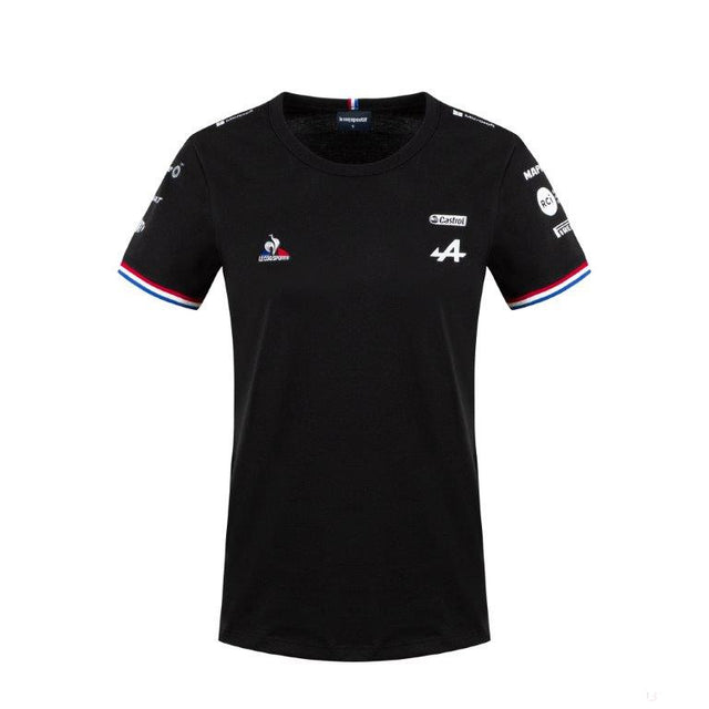 Dámské tričko Alpine, týmové, černé, 2021 - FansBRANDS®