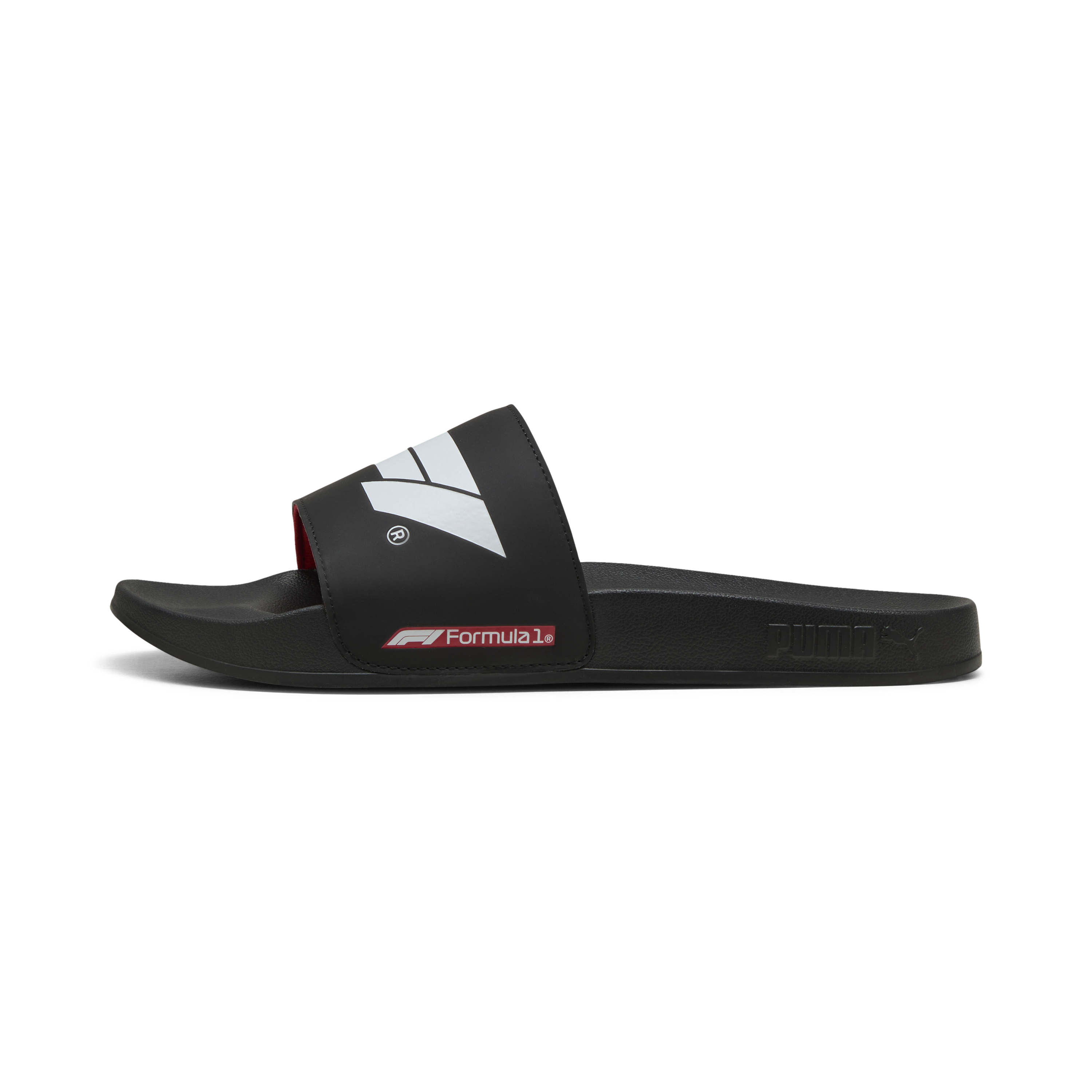 Kapcie z logo F1, Puma, Leadcat 2.0, czarne