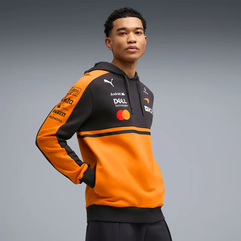 McLaren kapucnis pulóver, cszat, papaja