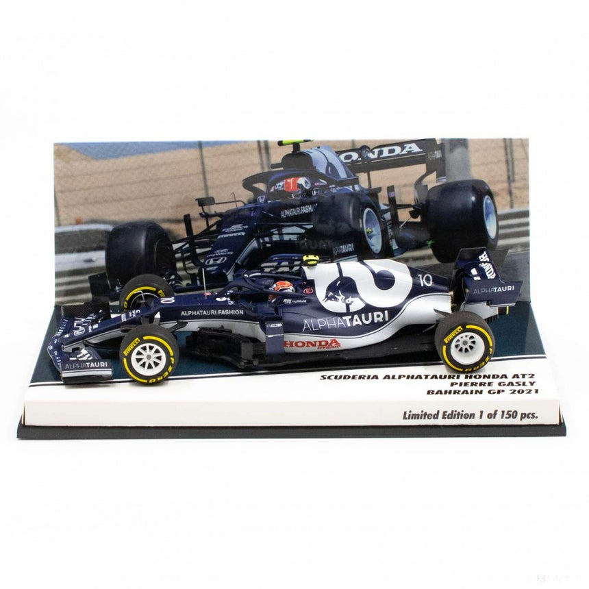 Pierre Gasly Scuderia AlphaTauri Honda AT02 Formula 1 Bahrain GP 2021 Limited Edition 1:43 - FansBRANDS®