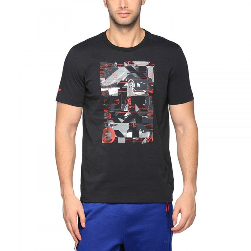 Ferrari tričko, grafika Puma, černá, 2017 - FansBRANDS®