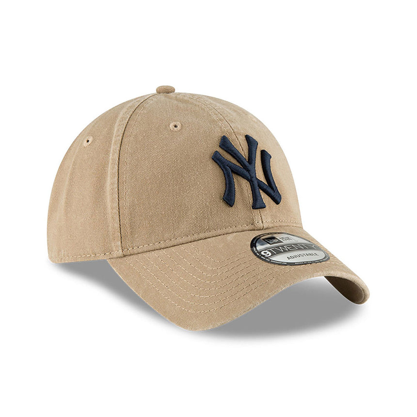 Czapka z daszkiem New York Yankees, New Era, Core, khaki