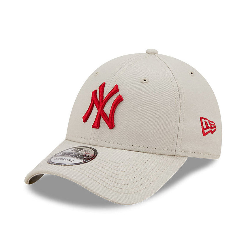 Czapka z daszkiem New York Yankees, New Era, 9FORTY, essential, kremowy
