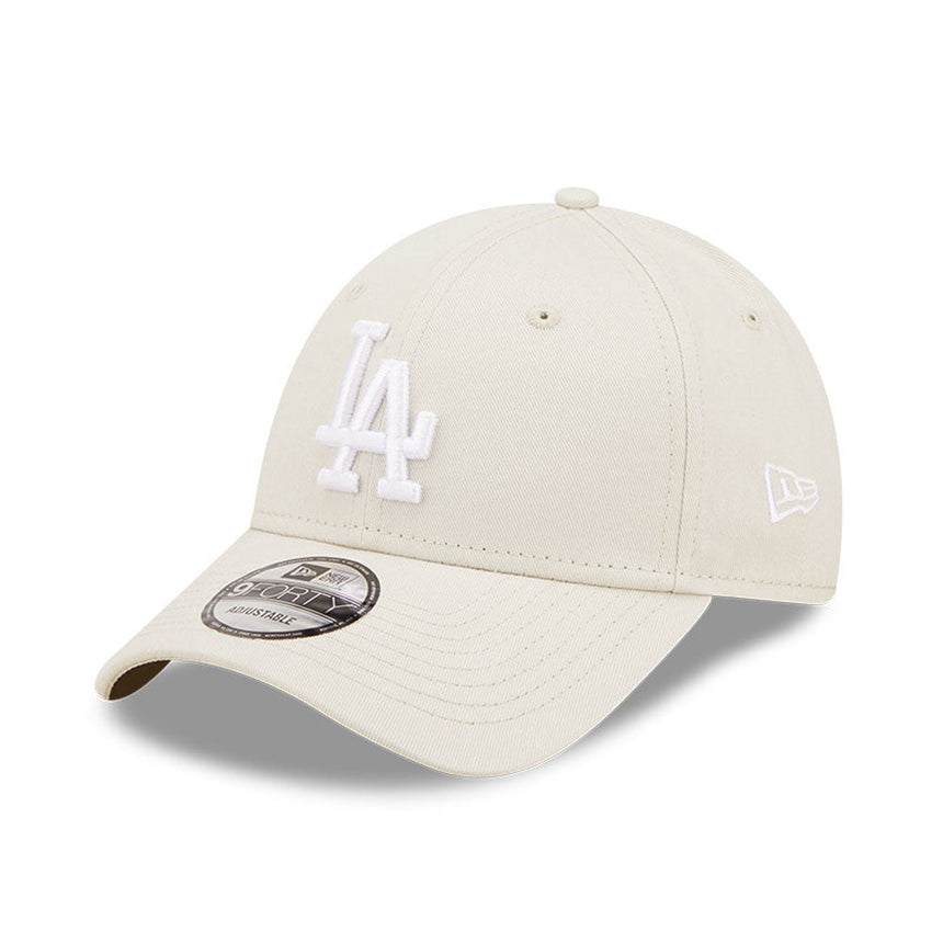 Czapka Los Angeles Dodgers, New Era, 9FORTY, Essential, beżowa