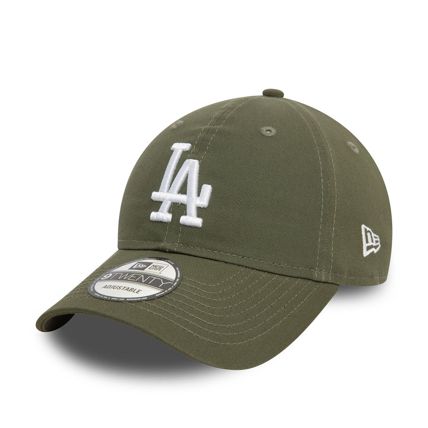 Czapka bejsbolowa Los Angeles Dodgers, New Era, 9TWENTY, essential, khaki