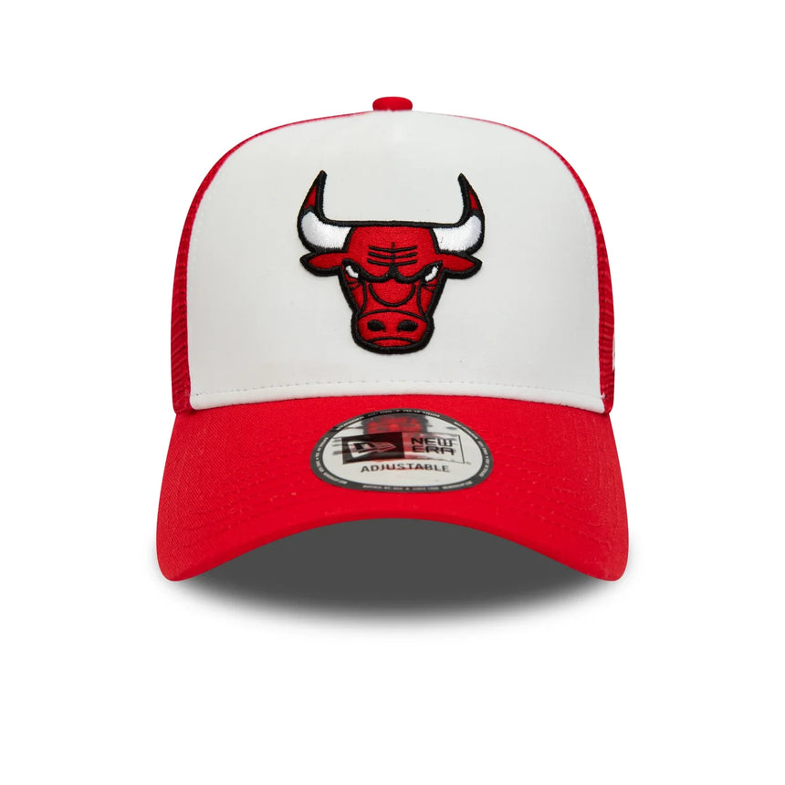 Czapka Chicago Bulls, New Era, trucker, biała