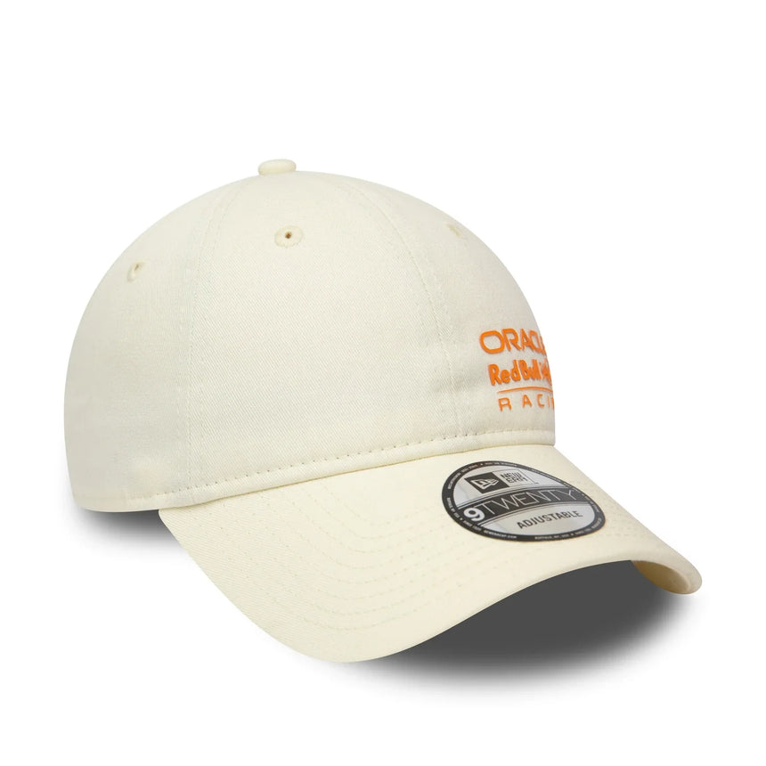 Czapka Red Bull Racing, sezonowa, chromowana, New Era, 9TWENTY, kremowa
