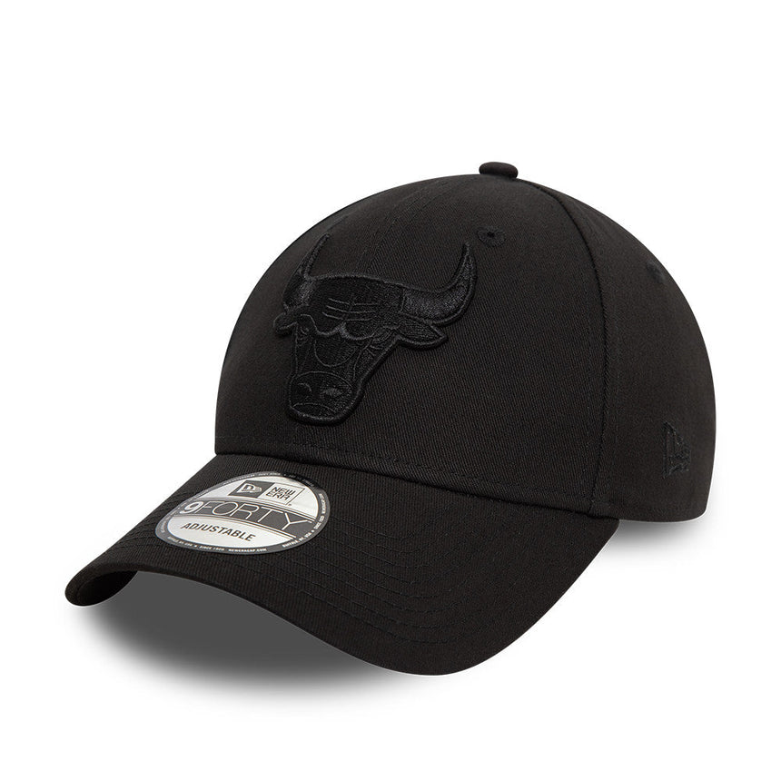 Czapka Chicago Bulls, New Era, 9FORTY, Essential, całkowicie czarna