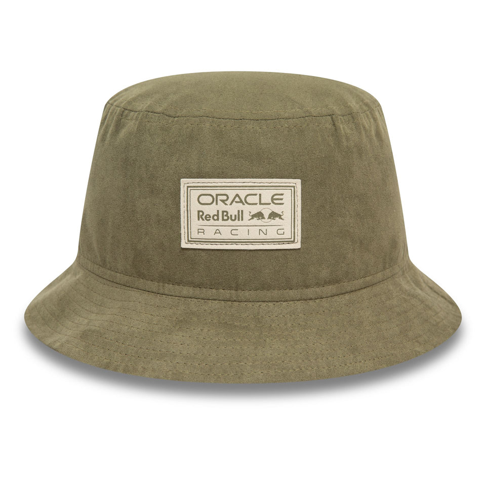 Bucket Hat Red Bull, New Era, Wildleder, konisch, Grün