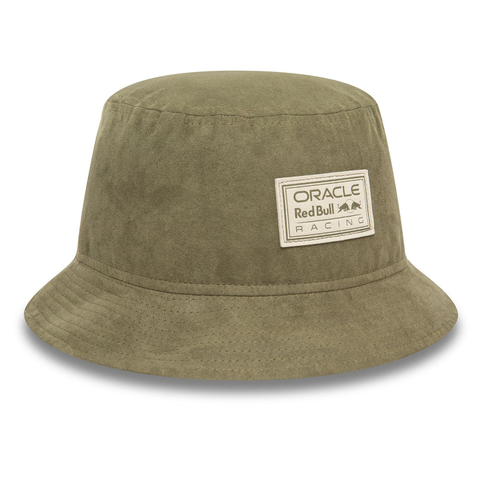 Bucket Hat Red Bull, New Era, Wildleder, konisch, Grün