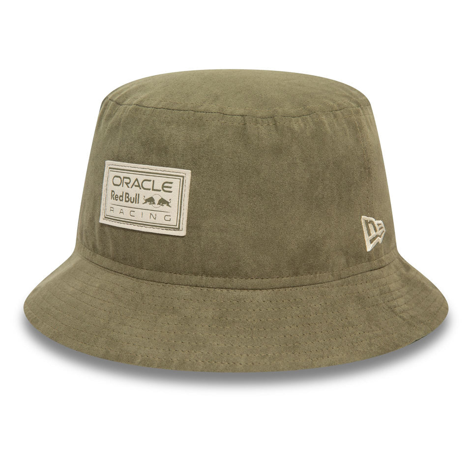 Bucket Hat Red Bull, New Era, Wildleder, konisch, Grün