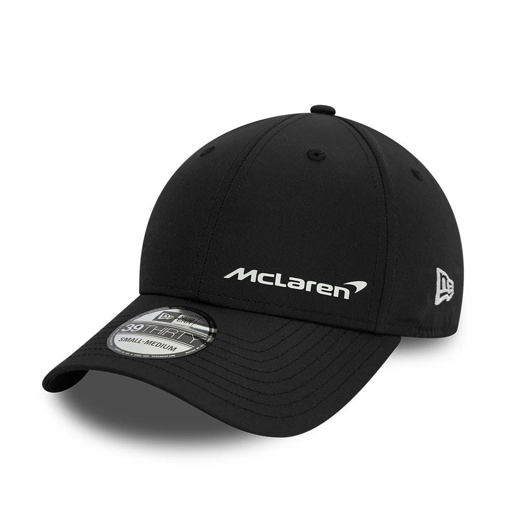 Bucket Hat McLaren, New Era, Essential, Schwarz