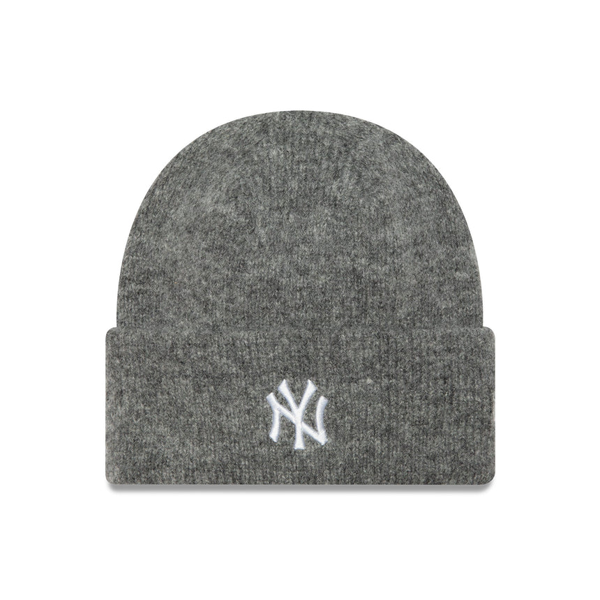 Czapka New York Yankees, damska, z szerokim ściągaczem, New Era, szara