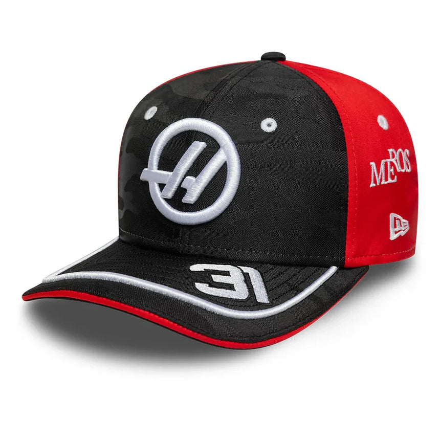 Haas F1 Baseball Cap, Kinder, Esteban Ocon, New Era, 9SEVENTY SS, Schwarz 🔥