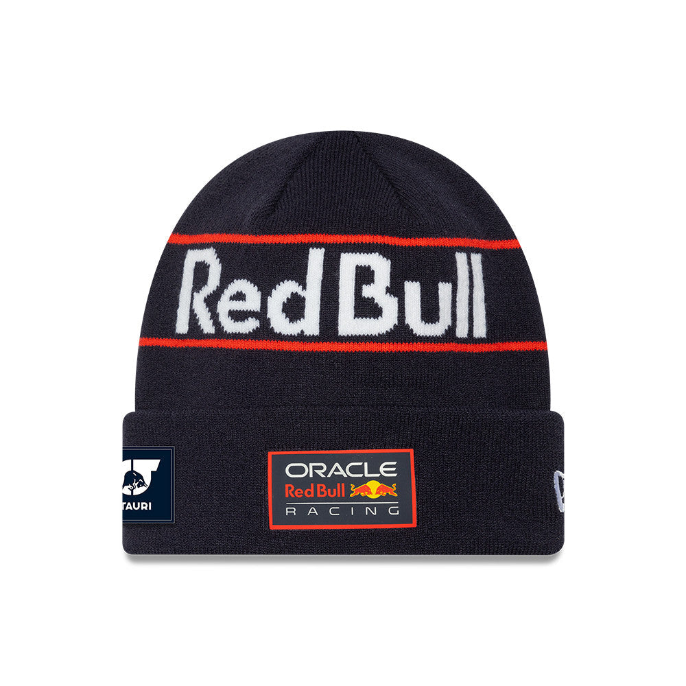 Red Bull Racing Knit Cap, Max Verstappen, New Era, Blue 🔥
