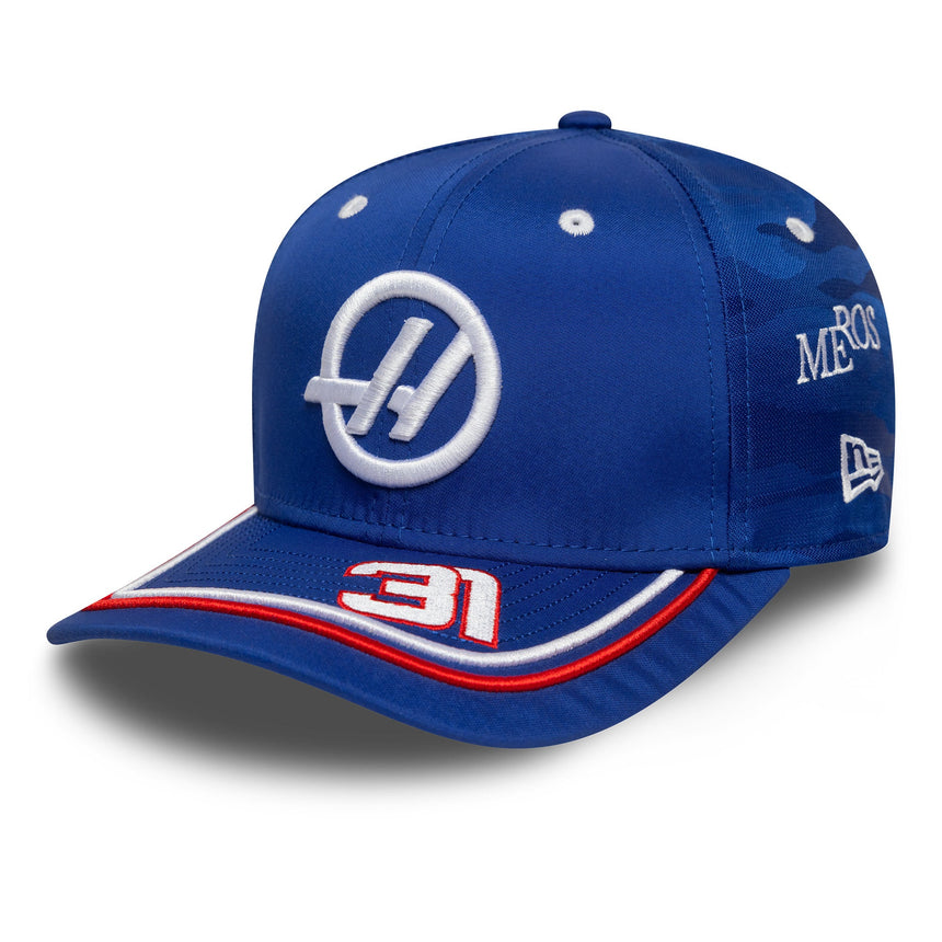 Czapka bejsbolowa Haas F1, Silverstone, Esteban Ocon, New Era, 9SEVENTY SS, Wielokolorowa 🔥