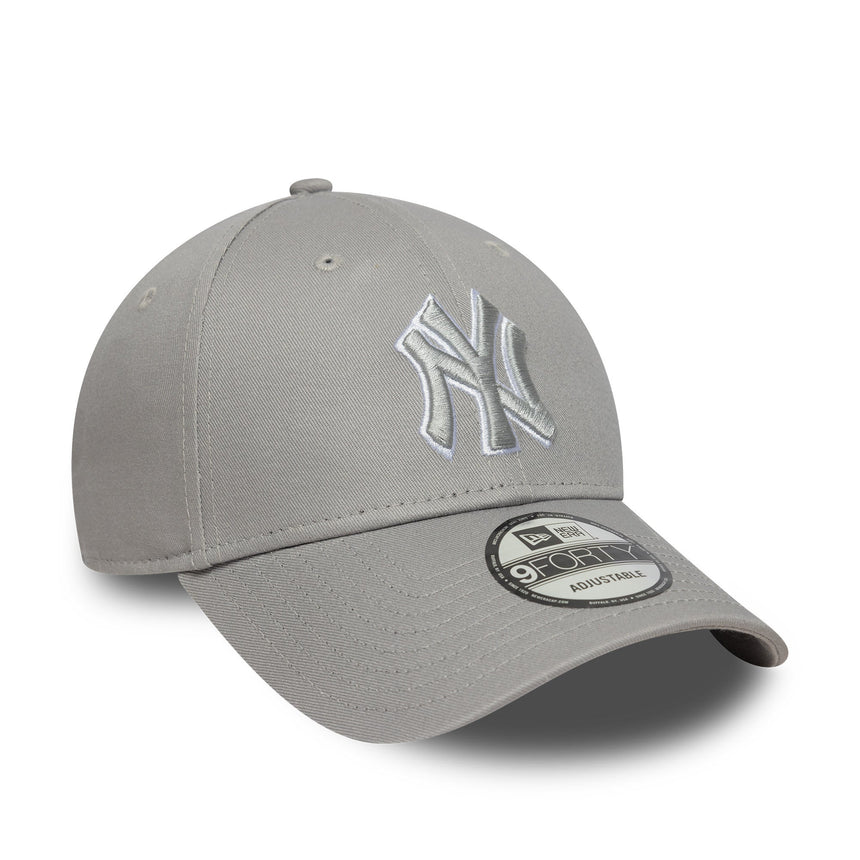 Czapka New York Yankees, New Era, 9FORTY, kontur w stylu pop-art, szara
