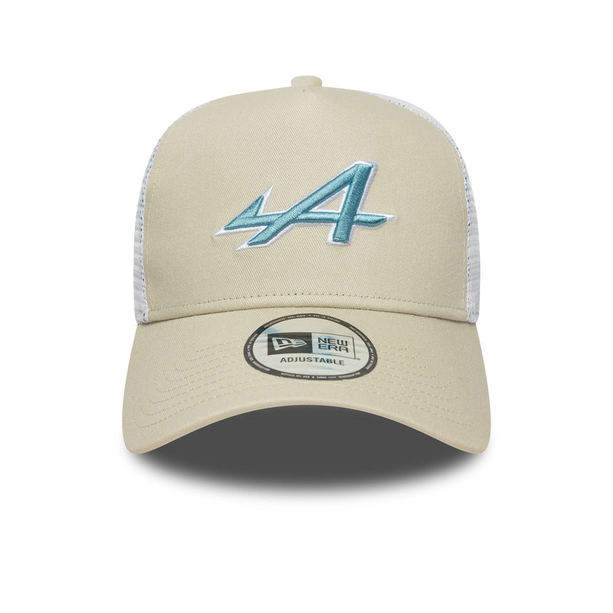 Czapka Alpine, trucker, sezonowa, New Era, 9FORTY, kremowy