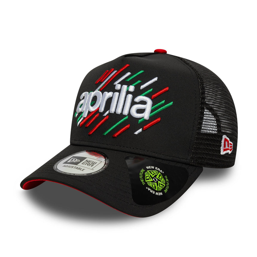 Aprilia czapka trucker A-Frame czarna