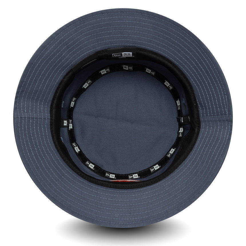 Czapka bucket Haas, sezonowa, zwężana, New Era, 9FORTY, niebieska