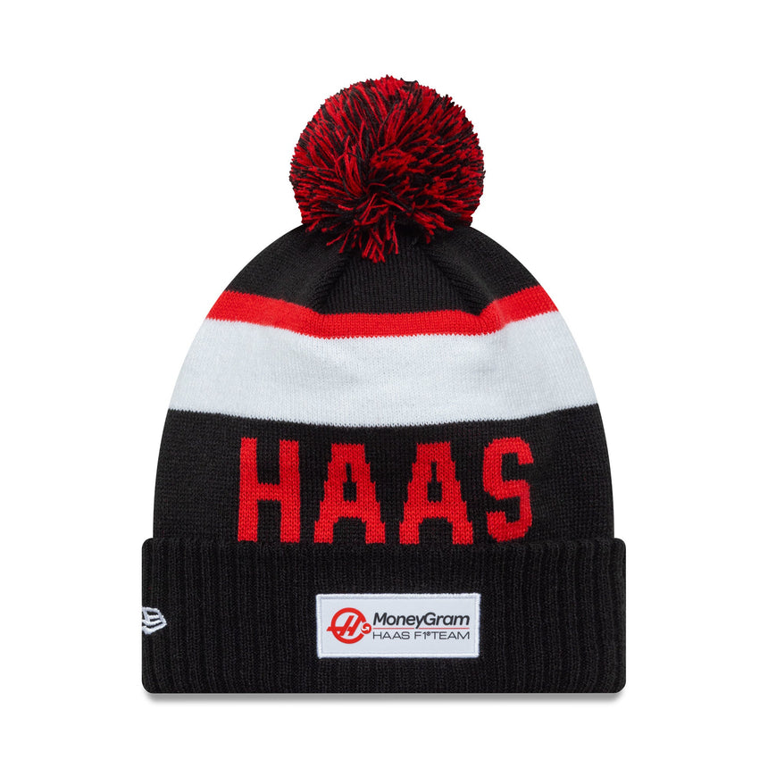 Czapka beanie Haas, z logotypem New Era, wielobarwna