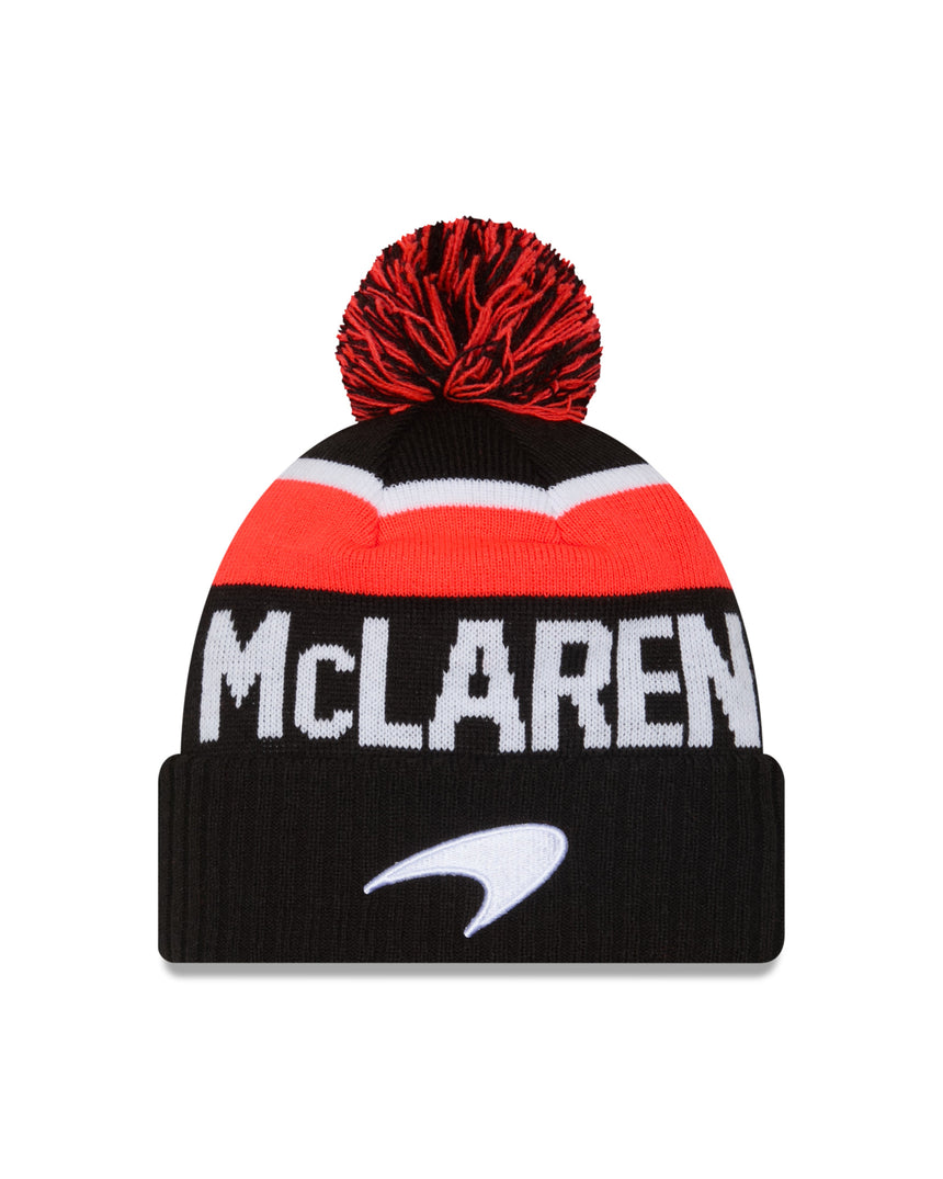 Czapka beanie McLaren, logotyp słowny, New Era, wielobarwna