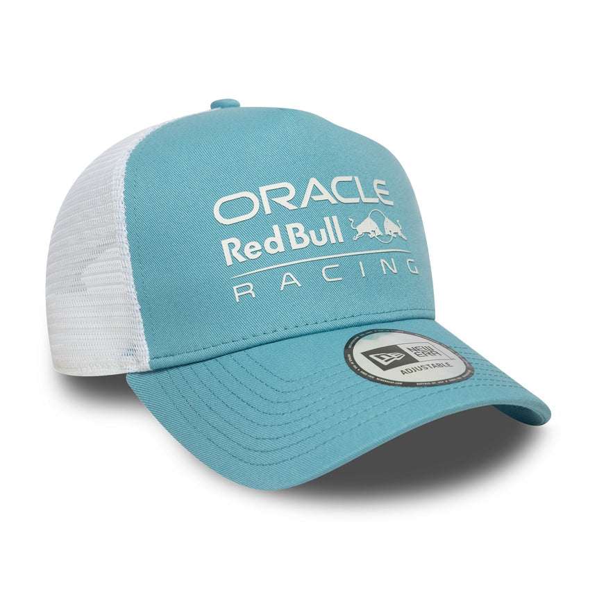 Czapka Red Bull Racing trucker, sezonowa, New Era, 9FORTY, niebieska