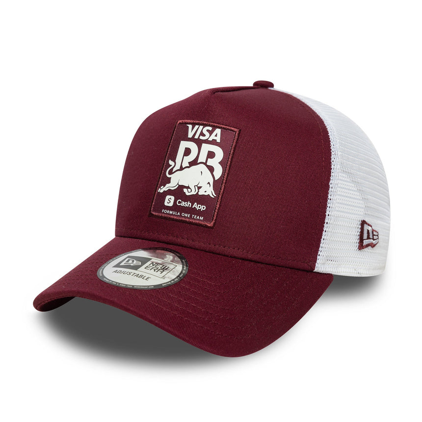 Czapka Visa RB, trucker, sezonowa, New Era, 9FORTY, bordowa